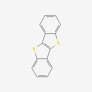 molecular formula C14H8S2 B1266191 [1]苯并噻吩并[3,2-b][1]苯并噻吩 CAS No. 248-70-4