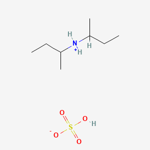 molecular formula C8H21NO4S B12661993 Di-sec-butylammonium hydrogen sulphate CAS No. 94158-38-0