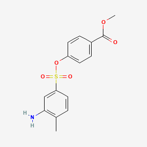 Methyl 4-[[(3-amino-4-tolyl)sulfonyl]oxy]benzoate