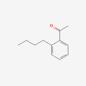 molecular formula C12H16O B12662016 1-(Butylphenyl)ethan-1-one CAS No. 25496-16-6