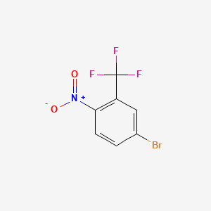 molecular formula C7H3BrF3NO2 B1266206 5-溴-2-硝基苯三氟化物 CAS No. 344-38-7