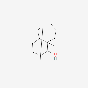 molecular formula C13H22O B12662075 7,9-Dimethyltricyclo(5.4.0.03,9)undecan-8-ol CAS No. 93940-36-4