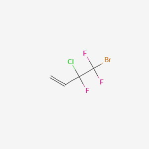 molecular formula C4H3BrClF3 B1266210 4-溴-3-氯-3,4,4-三氟丁-1-烯 CAS No. 374-25-4
