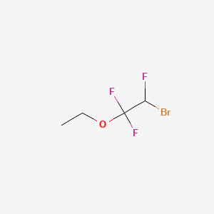 molecular formula C4H6BrF3O B1266211 2-溴-1,1,2-三氟乙基乙醚 CAS No. 380-78-9