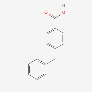 molecular formula C14H12O2 B1266217 4-Benzylbenzoic acid CAS No. 620-86-0