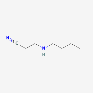 molecular formula C7H14N2 B1266221 3-(丁氨基)丙腈 CAS No. 693-51-6