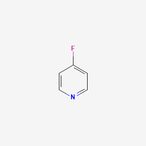 molecular formula C5H4FN B1266222 4-Fluoropyridine CAS No. 694-52-0