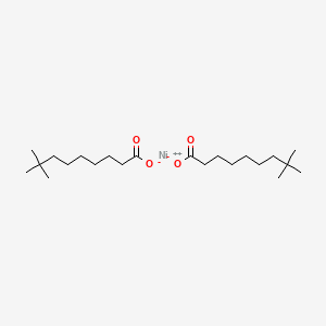 molecular formula C22H42NiO4 B12662225 Nickel(2+) neoundecanoate CAS No. 93920-09-3