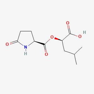 (R)-1-Carboxy-3-methylbutyl 5-oxo-L-prolinate