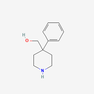 molecular formula C12H17NO B1266228 4-苯基哌啶-4-甲醇 CAS No. 4220-08-0