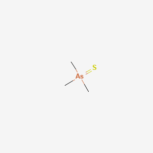 molecular formula C3H9AsS B12662299 Arsine sulfide, trimethyl- CAS No. 26386-93-6