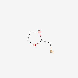molecular formula C4H7BrO2 B1266232 2-溴甲基-1,3-二氧戊环 CAS No. 4360-63-8