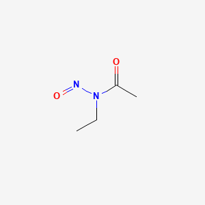 molecular formula C4H8N2O2 B12662330 N-Ethyl-N-formylmethylnitrosamine CAS No. 112380-28-6