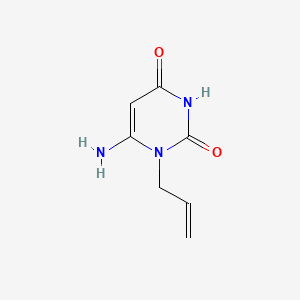molecular formula C7H9N3O2 B1266244 1-烯丙基-6-氨基尿嘧啶 CAS No. 4852-21-5