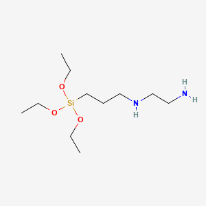 B1266249 N-(3-Triethoxysilylpropyl)ethylenediamine CAS No. 5089-72-5