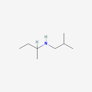 molecular formula C8H19N B12662495 N-Isobutyl-sec-butylamine CAS No. 39190-88-0