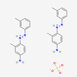 (4-amino-2-methylphenyl)-(3-methylphenyl)iminoazanium;sulfate