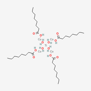 Tetrakis((octanoato-O)cobalt)tetra-mu-oxotitanium