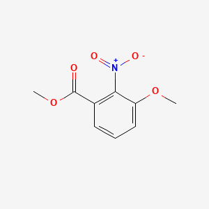 molecular formula C9H9NO5 B1266260 3-甲氧基-2-硝基苯甲酸甲酯 CAS No. 5307-17-5