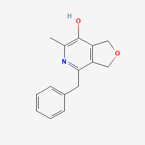 4-Benzyl-1,3-dihydro-6-methylfuro(3,4-c)pyridin-7-ol