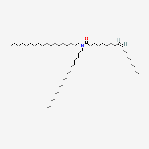 molecular formula C54H107NO B12662618 (Z)-N,N-Dioctadecyl-9-octadecenamide CAS No. 94134-89-1