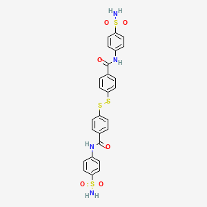 Benzamide, 4,4'-dithiobis(N-(4-(aminosulfonyl)phenyl)-