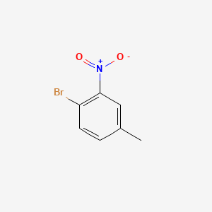 molecular formula C7H6BrNO2 B1266263 4-溴-3-硝基甲苯 CAS No. 5326-34-1