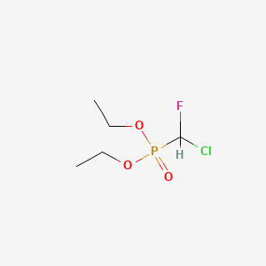 Phosphonic acid, (chlorofluoromethyl)-, diethyl ester