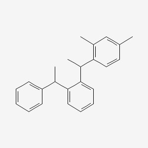 molecular formula C24H26 B12662656 (1-Phenylethyl)[1-(2,4-xylyl)ethyl]benzene CAS No. 84255-54-9