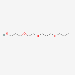 molecular formula C13H28O4 B12662757 (2-(2-Isobutoxymethylethoxy)methylethoxy)propanol CAS No. 73467-20-6