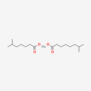 molecular formula C17H32O4Pb B12662770 (Isononanoato-O)(isooctanoato-O)lead CAS No. 94246-84-1