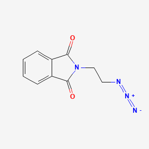molecular formula C10H8N4O2 B1266278 2-(2-Azidoethyl)-1h-isoindole-1,3(2h)-dione CAS No. 30250-66-9