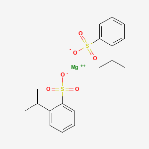 molecular formula C18H22MgO6S2 B12662797 Magnesium cumenesulphonate CAS No. 90959-88-9