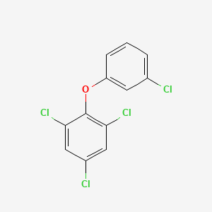 molecular formula C12H6Cl4O B12662852 2,3',4,6-Tetrachlorodiphenyl ether CAS No. 727738-55-8