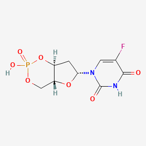 molecular formula C9H10FN2O7P B12662883 5-fluoro-cdUMP CAS No. 36519-08-1