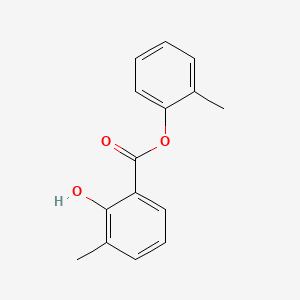 molecular formula C15H14O3 B12662901 o-Tolyl 3-methylsalicylate CAS No. 85006-08-2