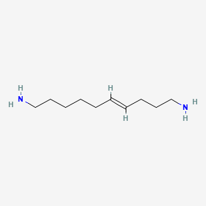 molecular formula C10H22N2 B12662950 4-Decene-1,10-diamine CAS No. 94107-43-4