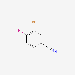 molecular formula C7H3BrFN B1266296 3-溴-4-氟苯甲腈 CAS No. 79630-23-2