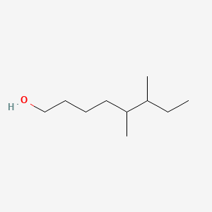 molecular formula C10H22O B12662977 5,6-Dimethyloctan-1-ol CAS No. 85153-37-3