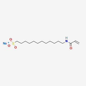 Sodium ((1-oxoallyl)amino)dodecane-1-sulphonate