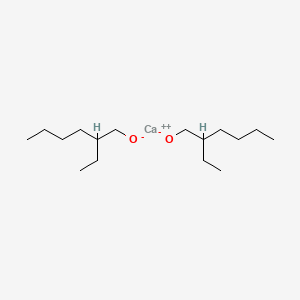 molecular formula C16H34CaO2 B12662995 Calcium bis(2-ethylhexanolate) CAS No. 93805-79-9