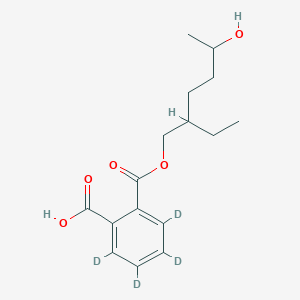 B126630 2,3,4,5-Tetradeuterio-6-(2-ethyl-5-hydroxyhexoxy)carbonylbenzoic acid CAS No. 679789-43-6