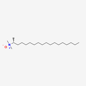 molecular formula C20H43NO B12663030 2-Octadecanamine, N,N-dimethyl-, N-oxide CAS No. 71662-60-7