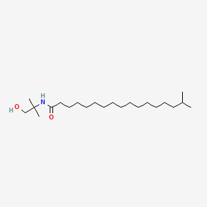 molecular formula C22H45NO2 B12663044 N-(2-Hydroxy-1,1-dimethylethyl)isooctadecan-1-amide CAS No. 93920-24-2