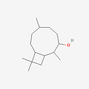 molecular formula C15H28O B12663049 2,6,10,10-Tetramethylbicyclo[7.2.0]undecan-3-OL CAS No. 84963-20-2