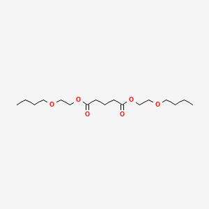 molecular formula C17H32O6 B12663061 Bis(2-butoxyethyl) glutarate CAS No. 74724-07-5