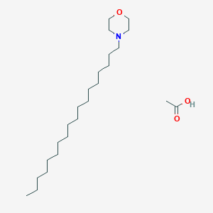 4-Octadecylmorpholinium acetate