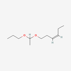 molecular formula C11H22O2 B12663090 (Z)-1-(1-Propoxyethoxy)hex-3-ene CAS No. 93893-88-0