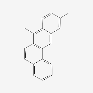 molecular formula C20H16 B12663095 7,10-Dimethylbenz(a)anthracene CAS No. 59686-70-3