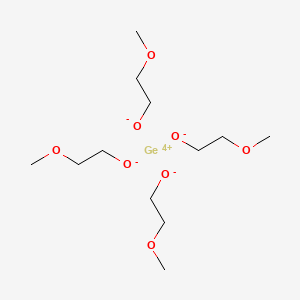 molecular formula C12H28GeO8 B12663162 Germanium(4+) 2-methoxyethanolate CAS No. 93840-00-7